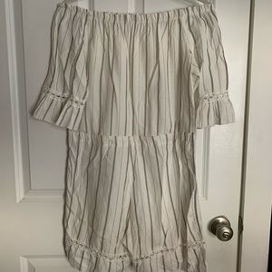 Off the shoulder Romper